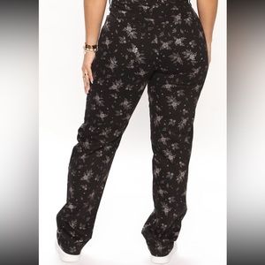 Fashion Nova Floral Jeans